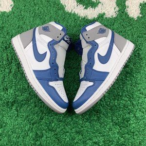 Air Jordan 1 Retro High OG True Blue Men’s Size 4 Women Size 5.5 NEW DZ5485-410